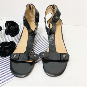 Nine West Sandal with Heel Black Size 7